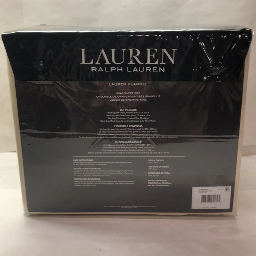 Lauren Ralph Lauren Flannel Sheet Set